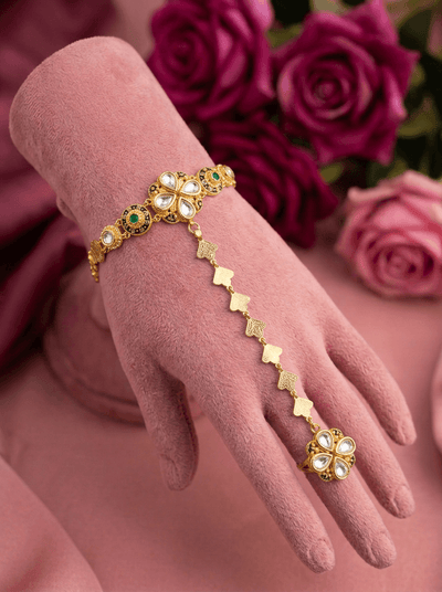 Chandrika Triveni Gold Plated Silver Hath Paan