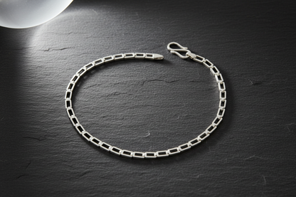 Sterling 925 Silver Chain Bracelet – Minimalist & Elegant