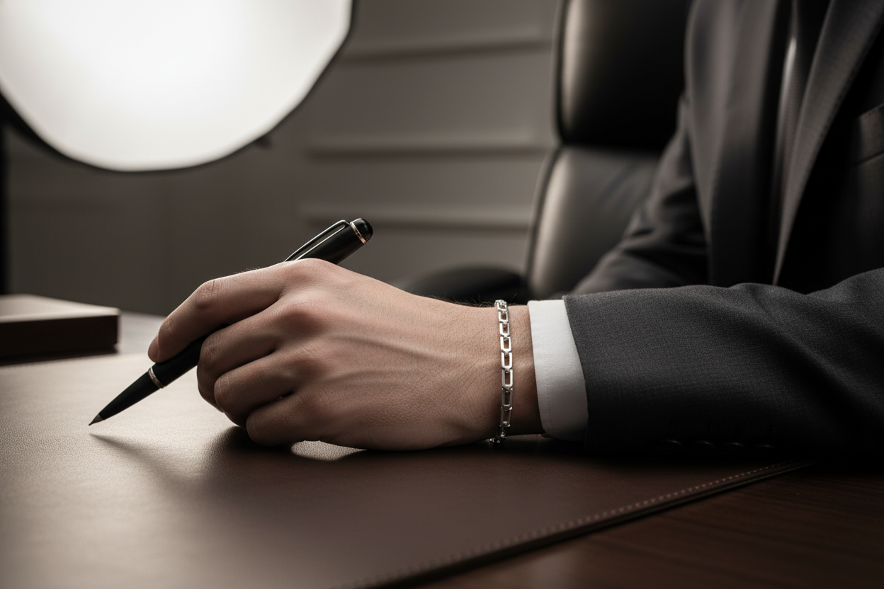 Sterling 925 Silver Chain Bracelet – Minimalist & Elegant