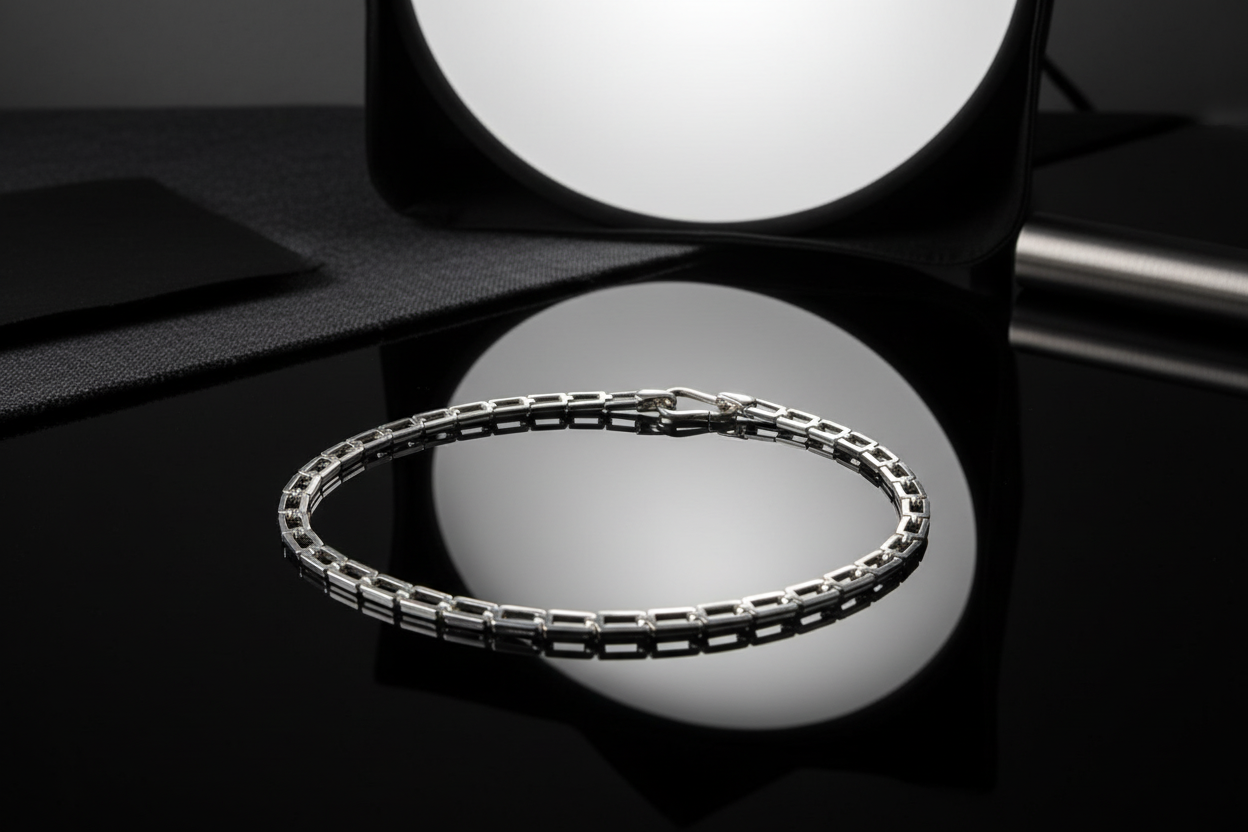Sterling 925 Silver Chain Bracelet – Minimalist & Elegant