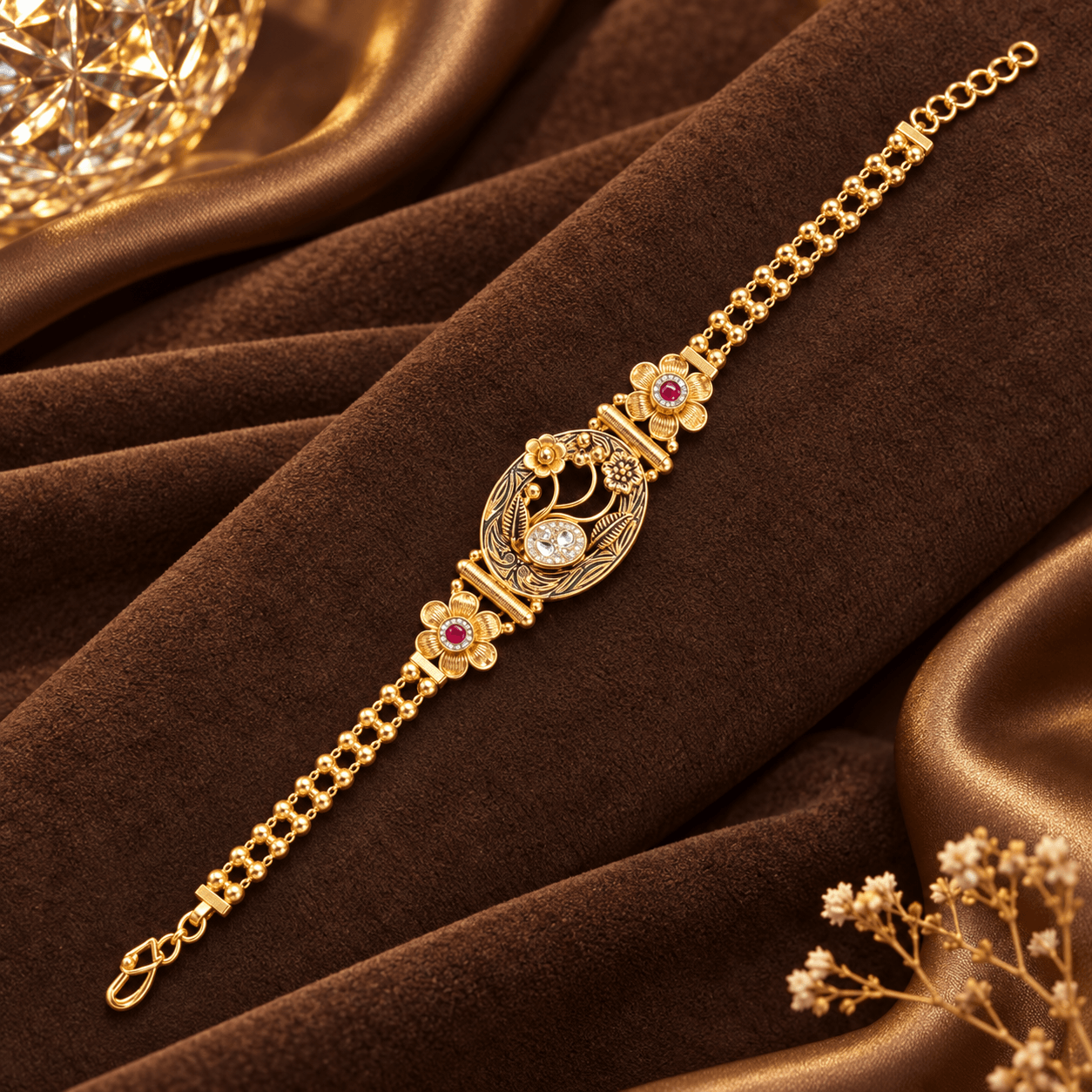 Rajmudra Mayur Bracelet