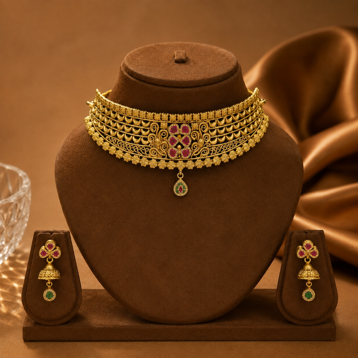 Manikya Jaal Choker Set