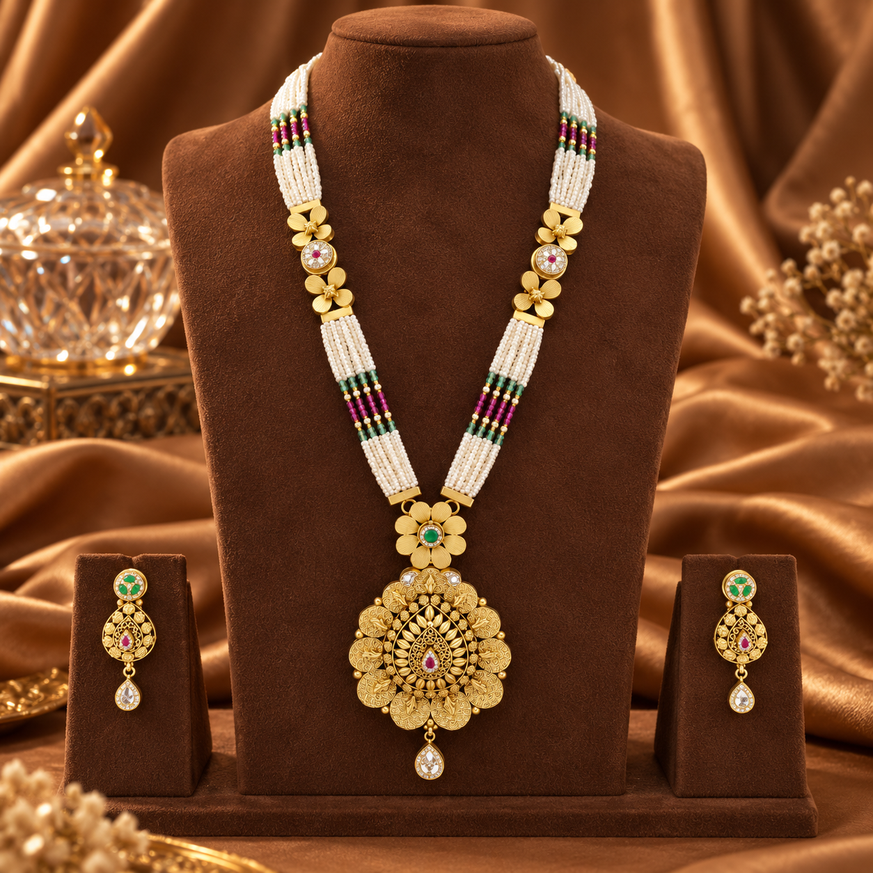 Padmavati Pearl Long Set