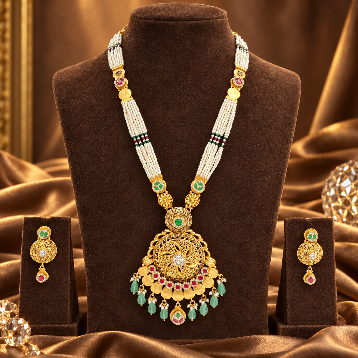 Vasantika Mint Drop Long Set