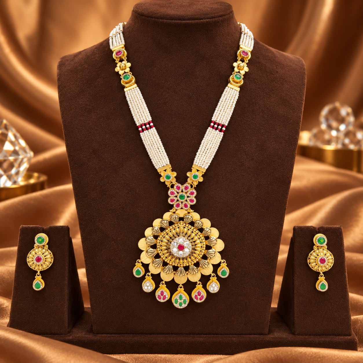 Suryaprabha Floral Long Set